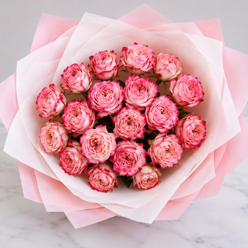 Garden Spray Rose Round Bouquet view 2