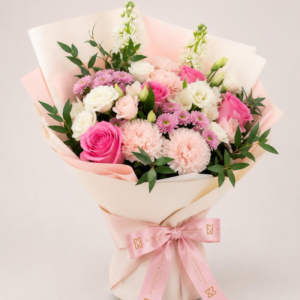 Pink Bloom Bouquet view 3