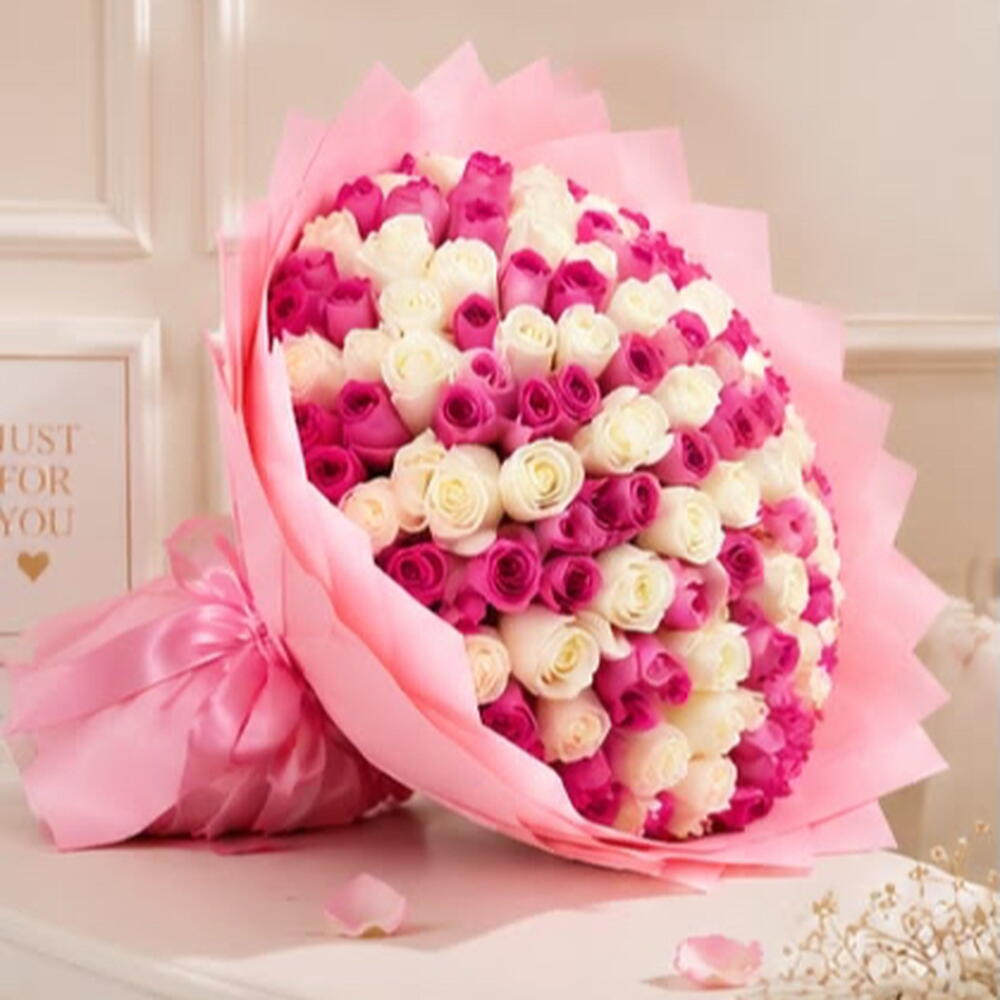 Pink & Ivory Luxe Bouquet view 3